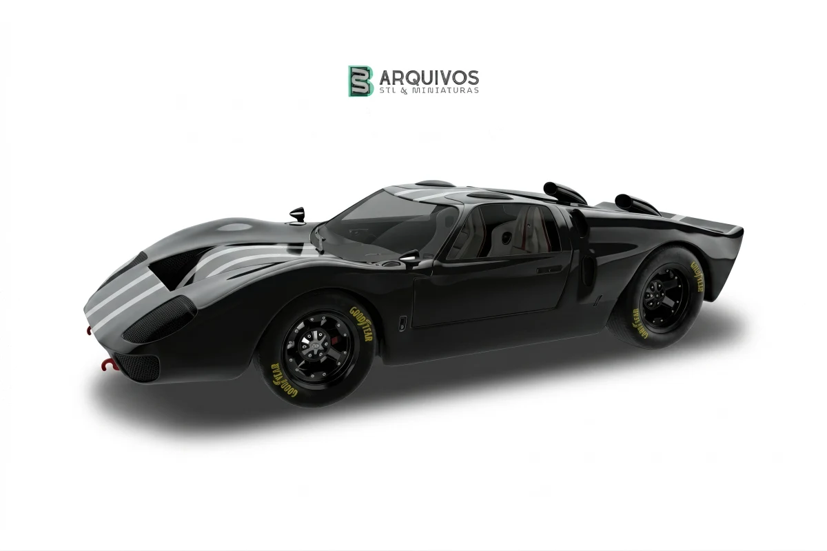 Modelo 3D STL - Ford Gt 40 MK2